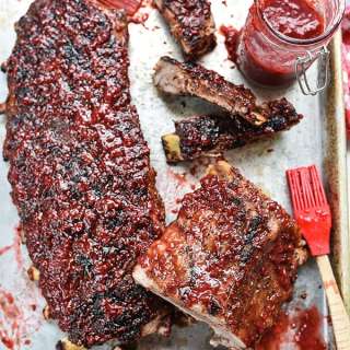 Raspberry Chipotle BBQ Ribs