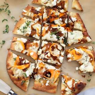 Sweet Potato and Caramelized Onion Pizza