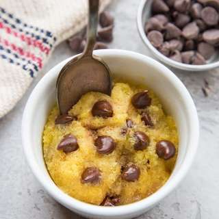 Keto Chocolate Chip Mug Cookie