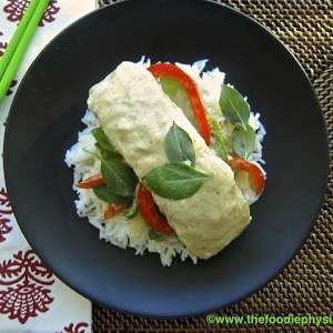Halibut with Thai Green Curry