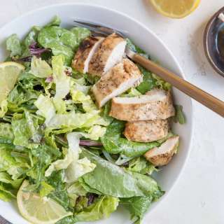 Balsamic Baked Chicken Caesar Salad