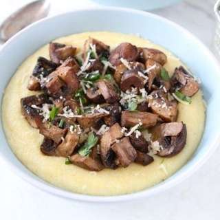 Creamy Polenta with Roasted Mushrooms