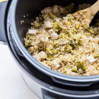 Rosemary Lemon Instant Pot Chicken and Rice