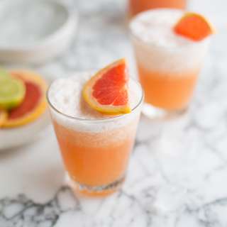A frozen paloma cocktail
