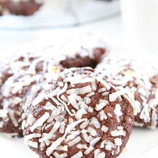 Vegan Chocolate Coconut Cookies