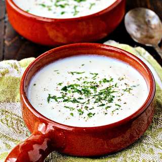 Creamy Cauliflower Comfort Soup (recipe from the NutriBullet Balance App)