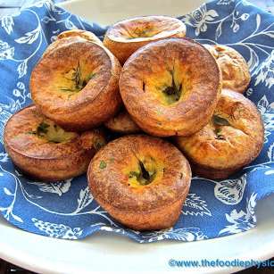 Spring Herb & Parmesan Popovers