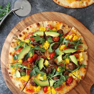 Breakfast Pizza with Sausage