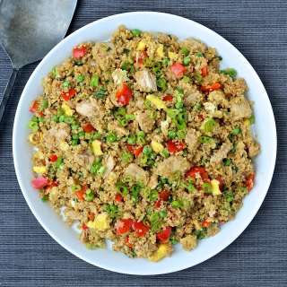 Quinoa Fried "Rice" with Tuna