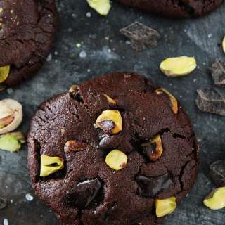 Chocolate Pistachio Cookies