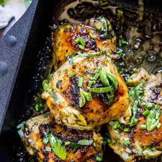 Basil Crispy Baked Chicken