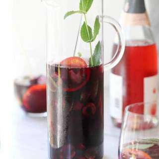 Roasted Cherry Sangria