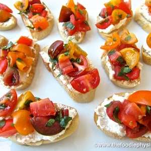 Rustic Summer Bruschetta
