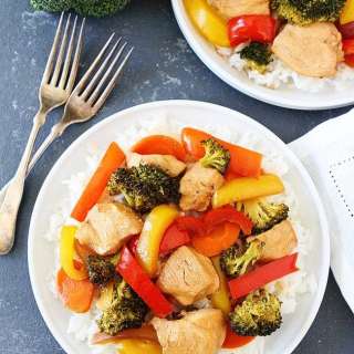 Asian Chicken and Vegetable Foil Packets
