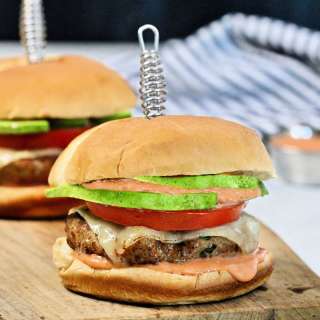 Juicy Air Fryer Turkey Burgers