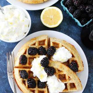 Lemon Poppy Seed Waffles