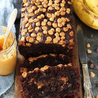 Chocolate Peanut Butter Banana Bread
