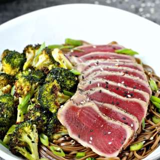 Seared Tuna with Soba Noodles