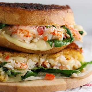Kennebunkport Lobster Grilled Cheese Sandwich