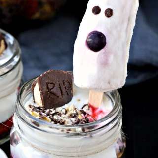 Banana Ghost Pops