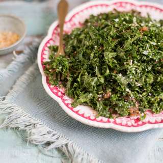 A spicy kale salad from Bertus Basson