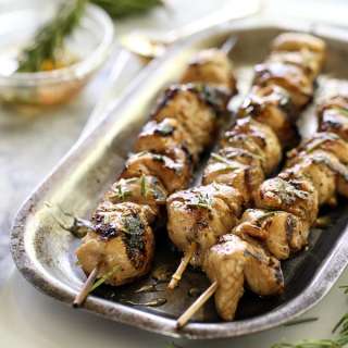 Balsamic and Honey Chicken Skewers