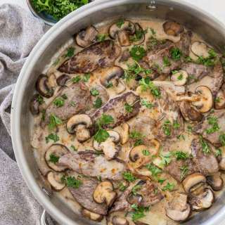 Paleo Beef Stroganoff