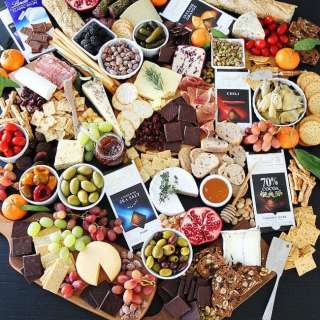 Cheese and Chocolate Board