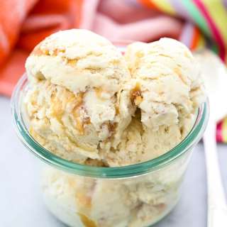 Hazelnut and Salted Caramel Ice Cream
