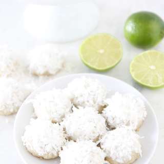 Lime Coconut Snowballs