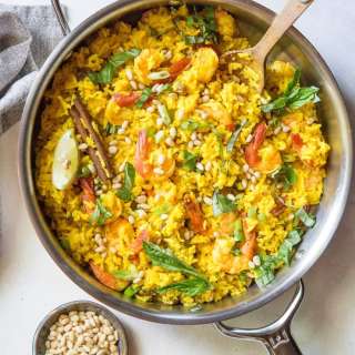 Indian Shrimp Biryani