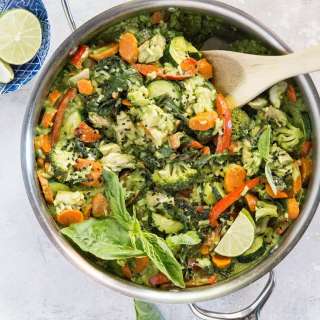 One-Skillet Chicken Green Curry