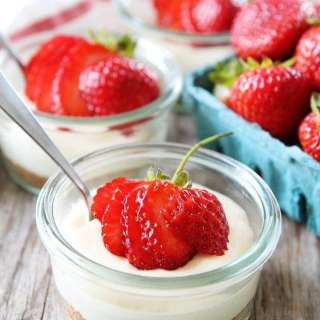 Mini No-Bake Cheesecakes