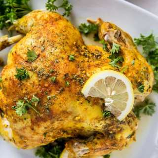 Instant Pot Turmeric Rotisserie Chicken