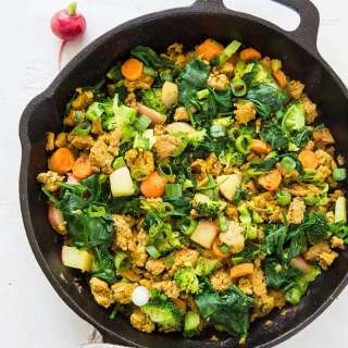 30-Minute Ground Turkey Vegetable Skillet