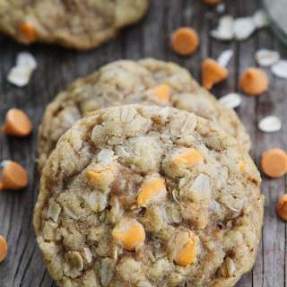 Brown Butter Butterscotch Oatmeal Cookies