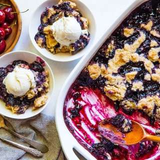 Gluten-Free Cherry Cobbler