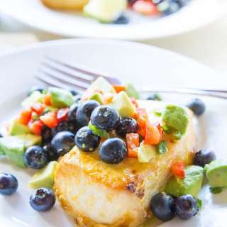Orange Ginger Baked Halibut