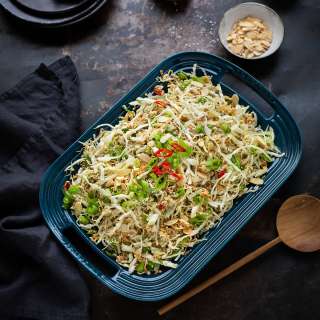 Crispy noodle slaw with soy, honey & ginger dressing