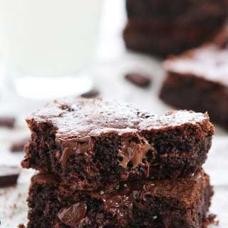 Chocolate Nutella Cookie Bars with Sea Salt