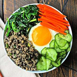 Korean Ground Turkey Rice Bowls