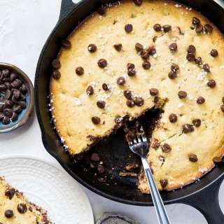 Coconut Flour Skillet Cookie