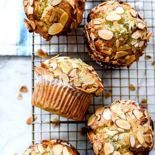Almond Lemon Poppy Seed Muffins