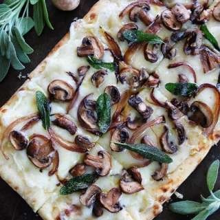 Mushroom Fontina Flatbread