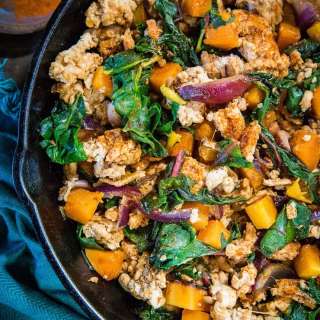 Butternut Squash Skillet with Ground Turkey