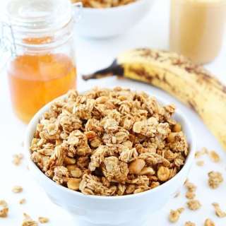 Peanut Butter, Banana, and Honey Granola