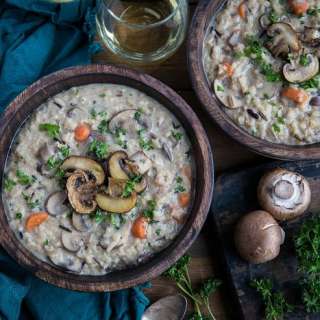 Creamy Vegan Mushroom Soup