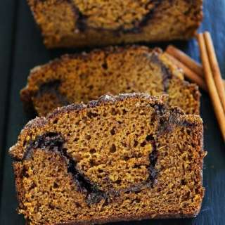 Pumpkin Cinnamon Swirl Bread