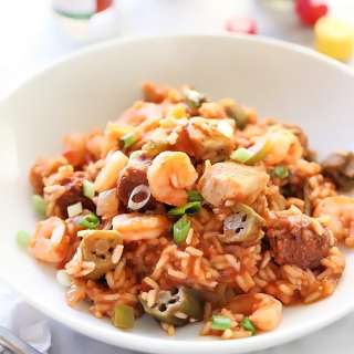 Chicken, Sausage and Shrimp Jambalaya