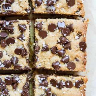 Gluten-Free Peanut Butter Chocolate Chip Cookie Bars